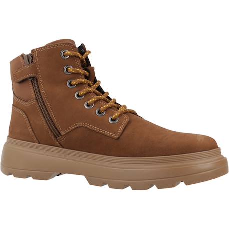 Bottines garçon zippées j kiddartah Marron 5 - vertbaudet enfant 