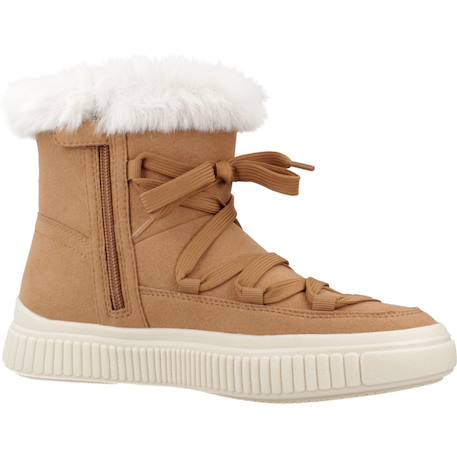 Bottes de neige fille zippées j laquinny Brun clair+Noir 5 - vertbaudet enfant 