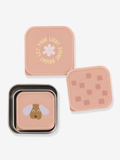 Puériculture-Lot de 3 boîtes à goûter en inox LÄSSIG