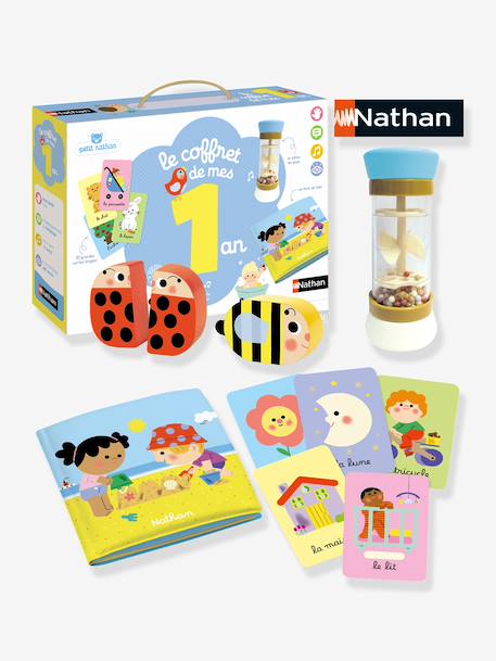 Coffret de mes 1 an blanc 1 - vertbaudet enfant 