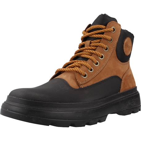 Boots garçon zippées j kiddartah wpf Marron 4 - vertbaudet enfant 