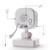 Babyphone Portable NITEEYE TRAVEL avec Écran 4,3 Pouces, Vision Nocturne, Audio Bidirectionnel et Mode VOX Blanc+Blanc, noir 4 - vertbaudet enfant 