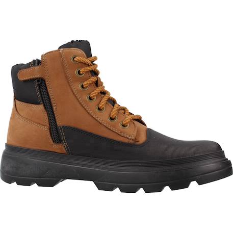 Boots garçon zippées j kiddartah wpf Marron 5 - vertbaudet enfant 