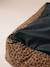 Panier matelassé en velours pour chien, disponible en 3 tailles camel+marron imprimé 20 - vertbaudet enfant 