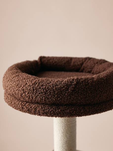 Arbre à chat bois design chocolat 2 - vertbaudet enfant 