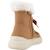 Bottes de neige fille zippées j laquinny Brun clair+Noir 3 - vertbaudet enfant 