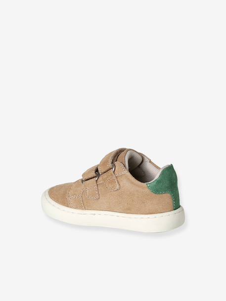 Chaussures bébé cuir à scratchs sable 3 - vertbaudet enfant 