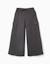 Pantalon en molleton à jambe large avec poches cargo Bleu clair+Gris foncé 5 - vertbaudet enfant 