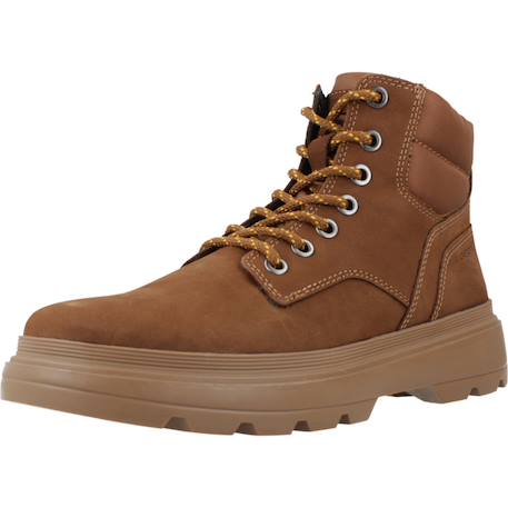 Bottines garçon zippées j kiddartah Marron 4 - vertbaudet enfant 