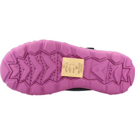 Bottes fille imperméables  à scratchs j trekkyup Multicolore+Noir 6 - vertbaudet enfant 