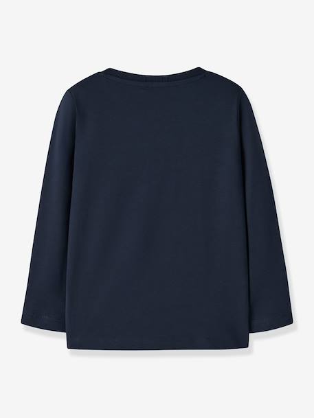 T-shirt manches longues garçon name it bleu grisé+grenadine+marine 7 - vertbaudet enfant 