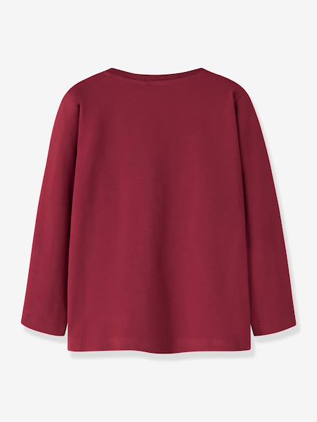 T-shirt manches longues garçon name it bleu grisé+grenadine+marine 5 - vertbaudet enfant 