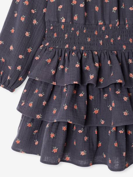 Ensemble robe et veste fille bleu ardoise 8 - vertbaudet enfant 