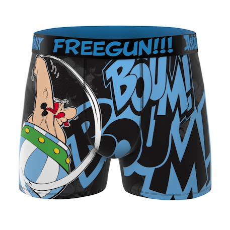 Lot de 3 boxers Garçon Asterix Jaune/rouge/noir/bleu 4 - vertbaudet enfant 