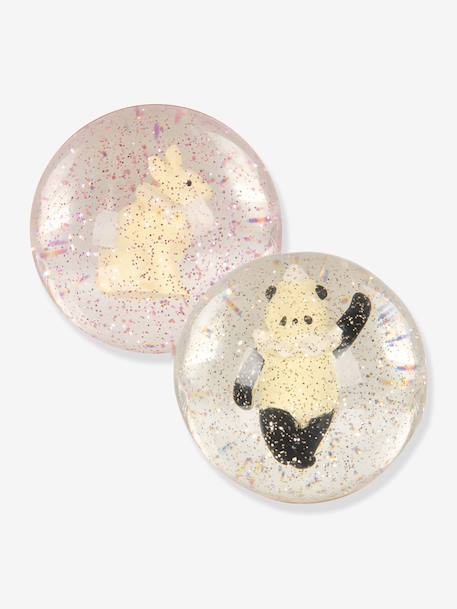 Lot 2 balles rebondissantes blanc+rouge+vert 2 - vertbaudet enfant 