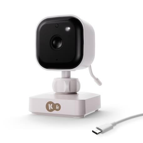 Babyphone Portable NITEEYE TRAVEL avec Écran 4,3 Pouces, Vision Nocturne, Audio Bidirectionnel et Mode VOX Blanc+Blanc, noir 1 - vertbaudet enfant 