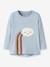 T-shirt manches longues fille name it blanc+bleu pâle+mauve+rose bonbon 2 - vertbaudet enfant 