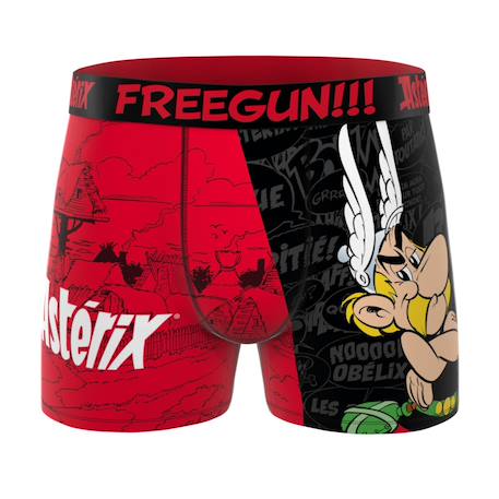 Lot de 3 boxers Garçon Asterix Jaune/rouge/noir/bleu 5 - vertbaudet enfant 