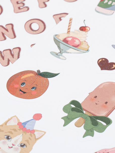 Pochette de 110 stickers école bleu+gris 2 - vertbaudet enfant 