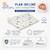 Pack matelas bébé 60x120 cm + plan incliné coton sweety - confort souple et position idéale Bleu+Rose 9 - vertbaudet enfant 