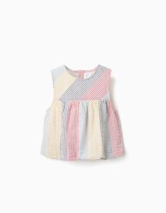 Blouse sans manches en coton à rayures you&me  - vertbaudet enfant