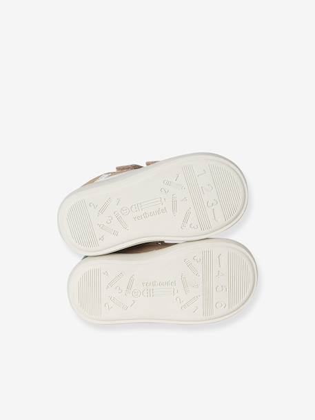 Chaussures bébé cuir à scratchs sable 5 - vertbaudet enfant 