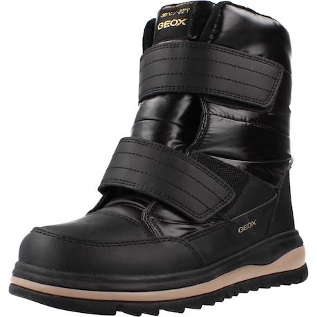 Bottes fille à scratchs j adelhide Argent+Noir 10 - vertbaudet enfant 