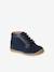 Bottillons lacés cuir souple bébé premiers pas bleu+lot bleu+marine 1 - vertbaudet enfant 