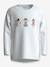 T-shirt manches longues fille name it blanc+bleu pâle+mauve+rose bonbon 1 - vertbaudet enfant 