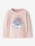 T-shirt à manches longues fille name it blanc+bleu grisé+rose poudré+vert sauge 7 - vertbaudet enfant 