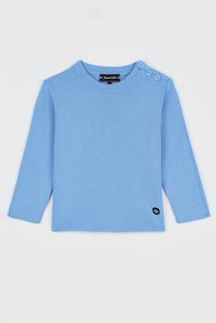 -Pull marin uni en coton enfant