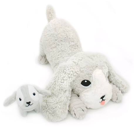 Peluche enfant chien Chien gris clair 1 - vertbaudet enfant 