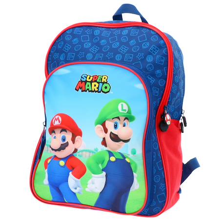 Garçon-Accessoires-Fourniture scolaire-Cartable-Sac à dos scolaire garçon super mario 2 compartiments