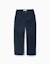 Pantalon de charpentier en sergé avec taille élastiquée Beige clair+Bleu foncé 5 - vertbaudet enfant 