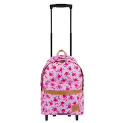 -Cartable à roulettes fille 2 compartiments
