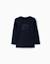 T-shirt en coton à manches longues avec imprimé zy Bleu foncé+Rouge 1 - vertbaudet enfant 