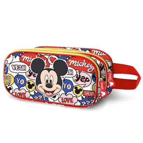 Trousse mickey mouse 3d 22 cm - 2 cpt Multicolore+Rouge 4 - vertbaudet enfant 