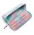 Trousse scolaire ouverture xxl trousse Fleurs pastel+Papillons pastel+Vague pastel+Violet classique pastel 2 - vertbaudet enfant 