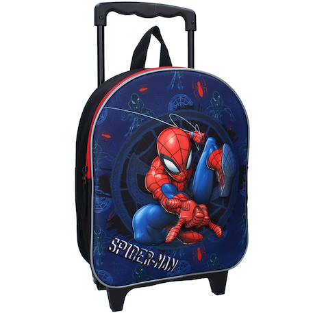 Garçon-Accessoires-Fourniture scolaire-Cartable-Cartable à roulettes garçon spider-man 1 compartiment