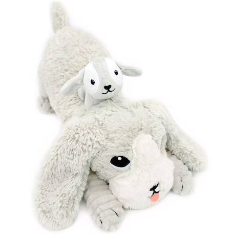 Peluche enfant chien Chien gris clair 2 - vertbaudet enfant 