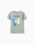 T-shirt en coton avec imprimé formes Blanc+Jaune+Vert 9 - vertbaudet enfant 