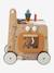 Ma première cuisine chariot de marche en bois FSC® Rétro Flower 8 - vertbaudet enfant 