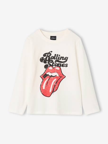 Pyjama Rolling Stones fille anthracite 2 - vertbaudet enfant 