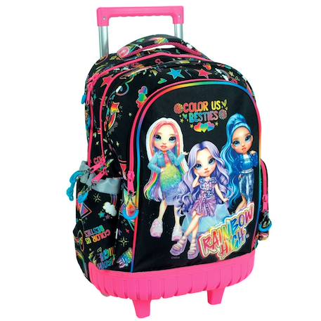 Fille-Accessoires-Fourniture scolaire-Cartable-Sac à dos à roulettes fille 2 compartiments