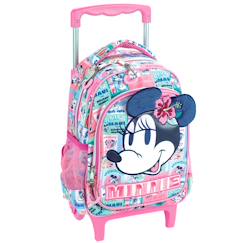 -Sac à dos à roulettes fille minnie 1 compartiment