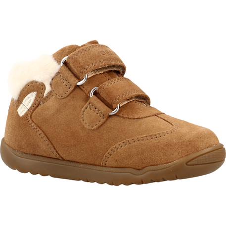 Baskets fille à scratchs b macchia Brun clair 5 - vertbaudet enfant 
