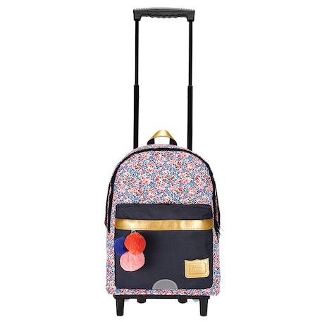 Fille-Accessoires-Fourniture scolaire-Cartable-Cartable à roulettes fille 2 compartiments