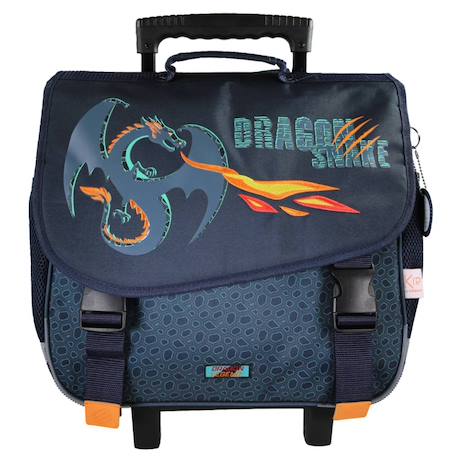 Garçon-Accessoires-Fourniture scolaire-Cartable-Cartable à roulettes garçon 2 compartiments