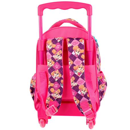 Sac à dos à roulettes fille pat' patrouille 1 compartiment Rose 3 - vertbaudet enfant 