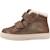 Baskets fille à scratchs nashik wpf Marron+Violet 2 - vertbaudet enfant 